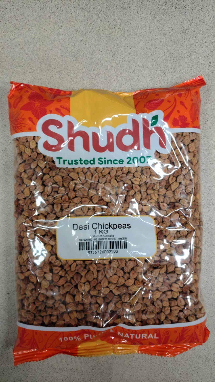 SHUDH TYSON CHICKPEAS 1KG
