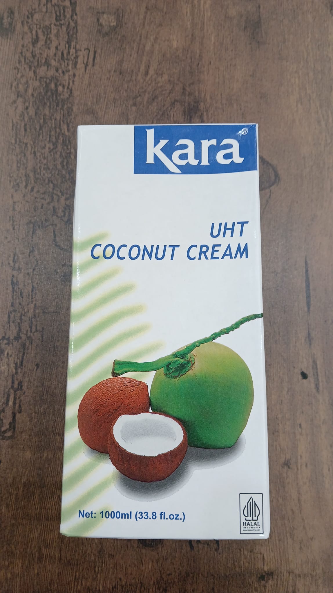 KARA UHT COCONUT CREAM 1000ML
